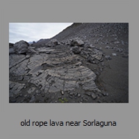 old rope lava near Sorlaguna